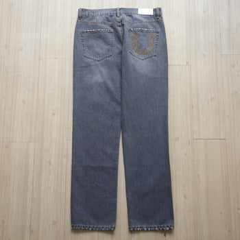 FMG Washed and Distressed Denim Jeans