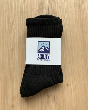 Agility Lycra Fabric Plain Socks (Medium)