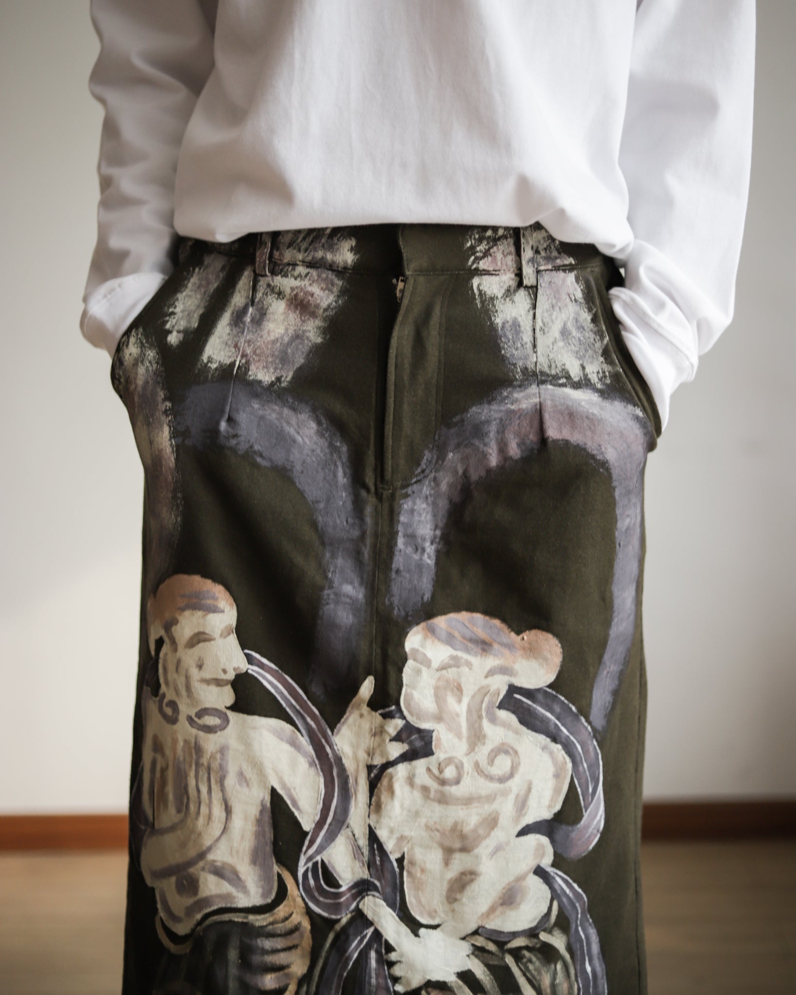 CONP Hand Painted Divided Skirt – ANYTHING JB