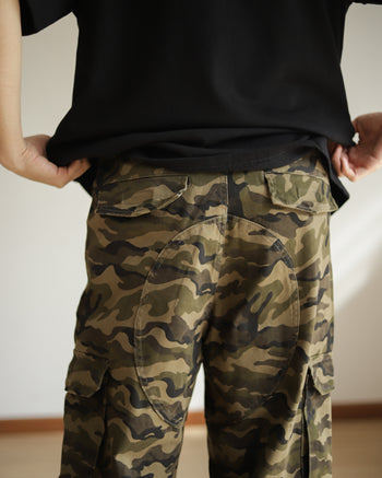 FMG Camo Straight Cut Cargo Pants