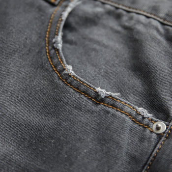 FMG Washed and Distressed Denim Jeans