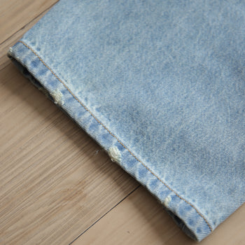 FMG Washed and Distressed Denim Jeans