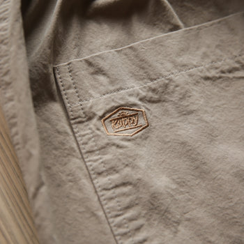 KAPPY Cotton Fatigue Skirt - Beige