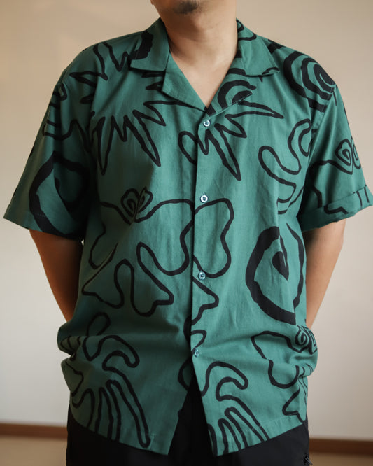 Chature Shirt Green- HANAKA