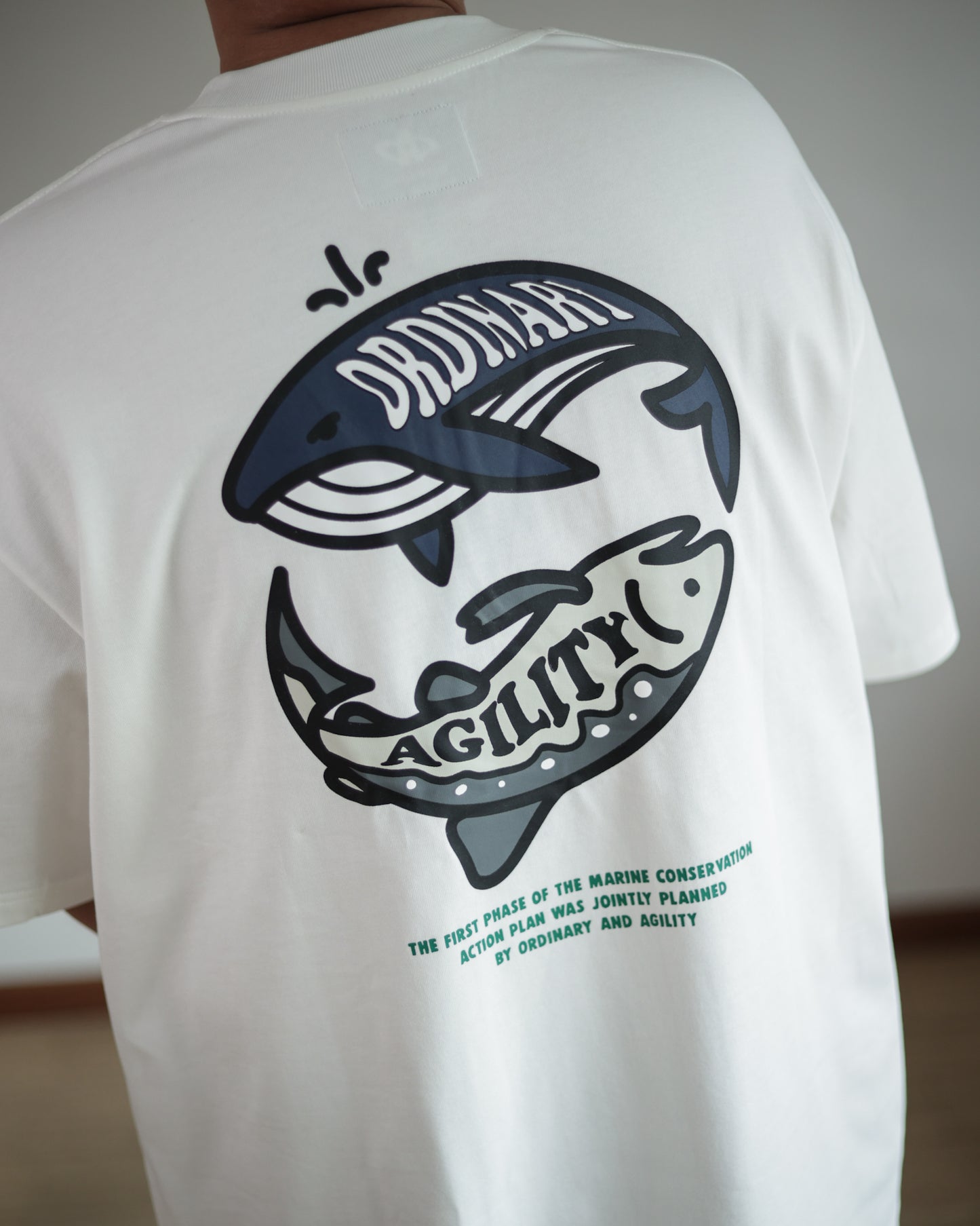 Agility X Ordinary Pisces Slogan Tee