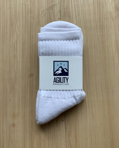 Agility Lycra Fabric Plain Socks (Medium)